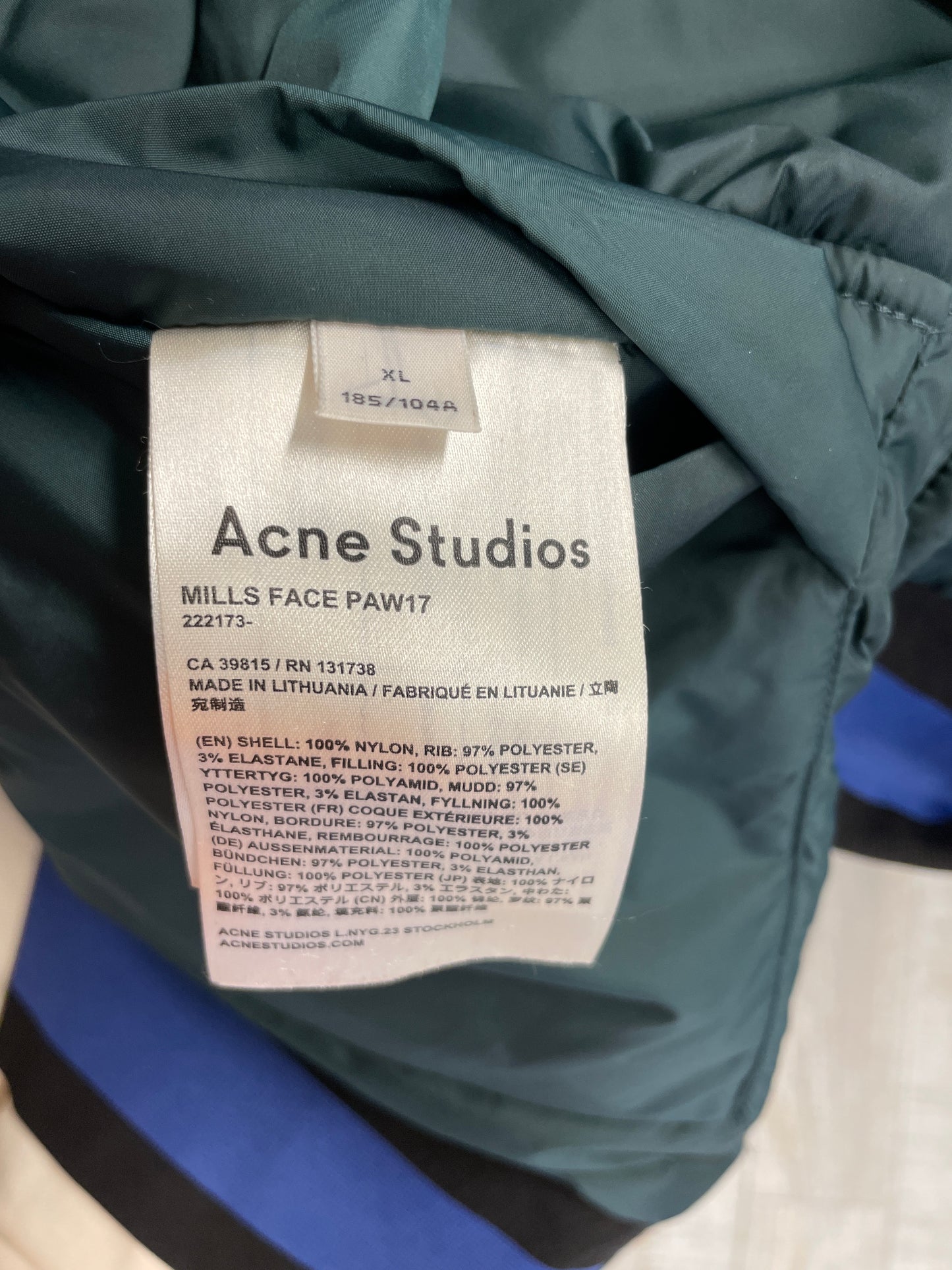 Veste bomber réversible Acne Studios - XL