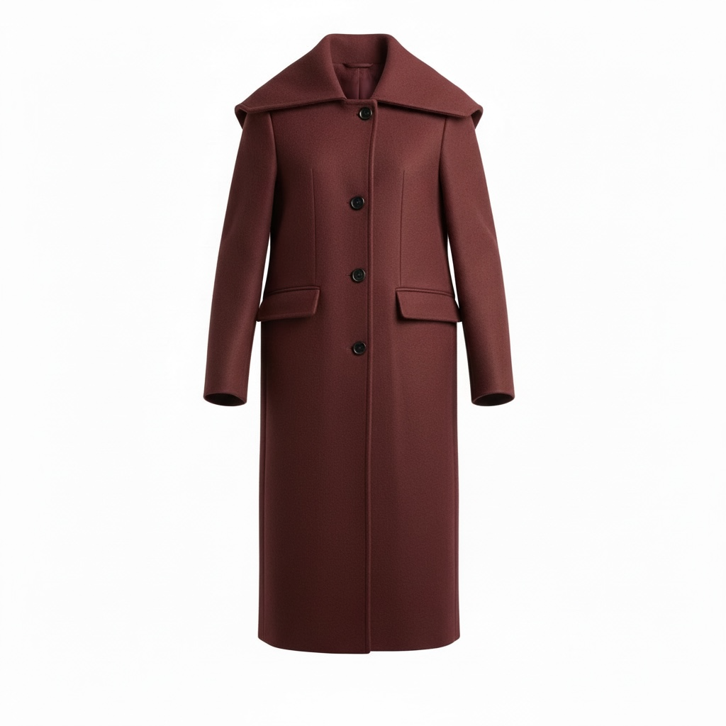 ACNE STUDIOS Manteau à capuche long en laine