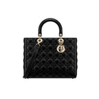 DIOR Sac à main en cuir - Lady Dior Cannage