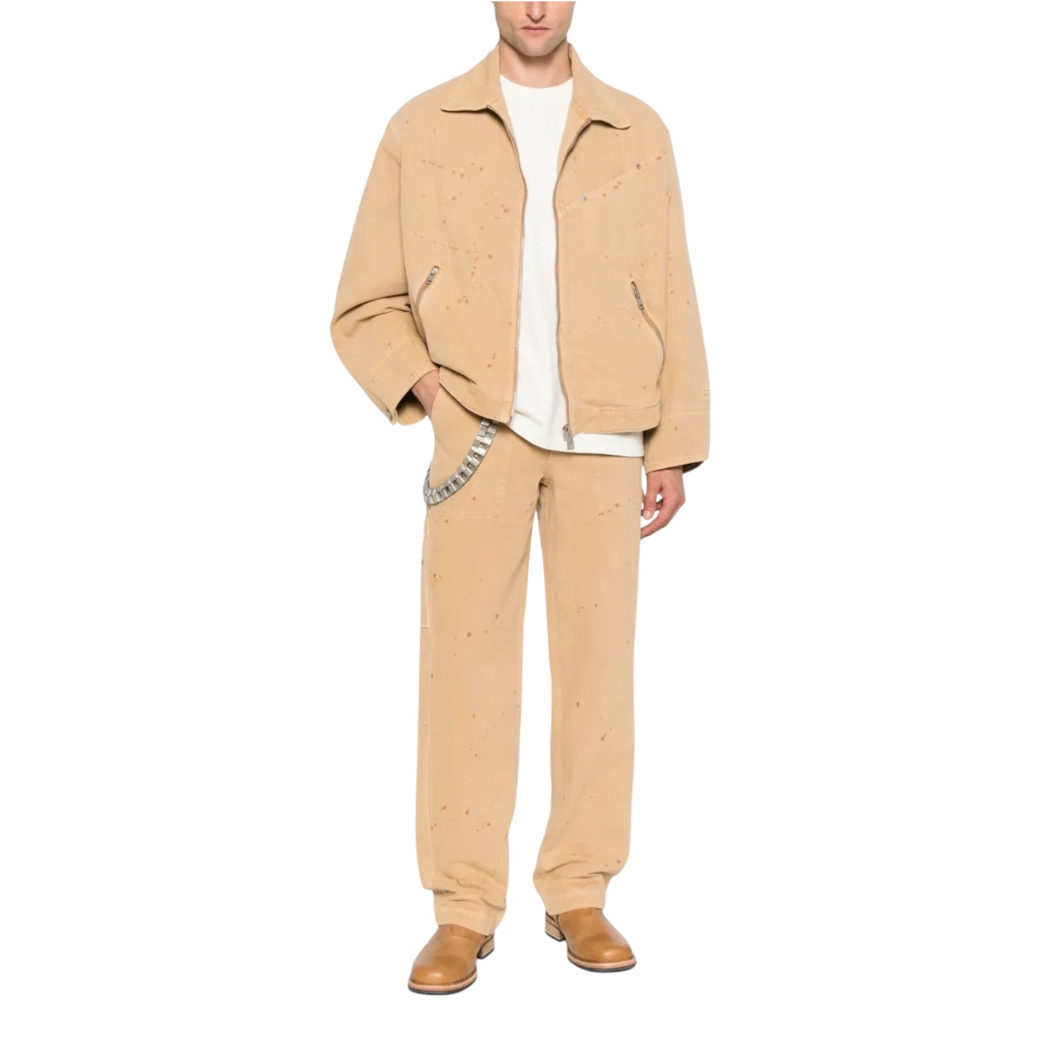 ETUDES Ensemble veste pantalon en coton