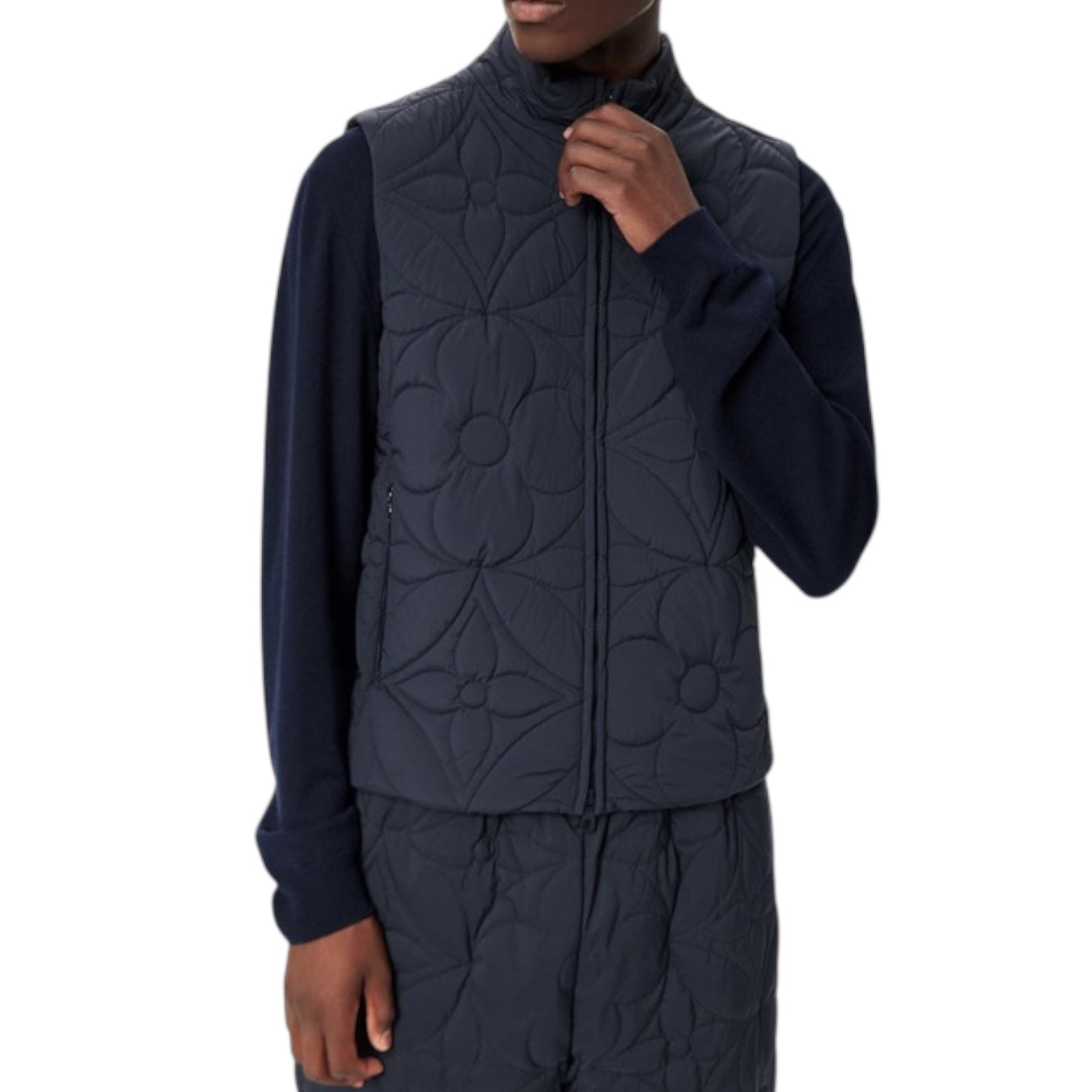 LOUIS VUITTON Gilet matelassé en nylon - Monogram Flower