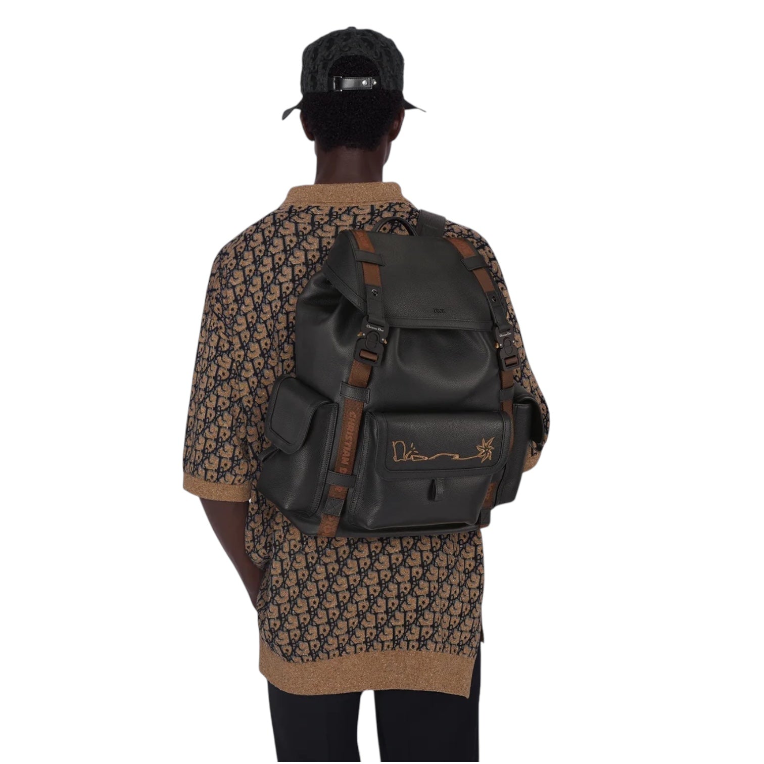 DIOR x CACTUS JACK Sac à dos en cuir - Hit the Road