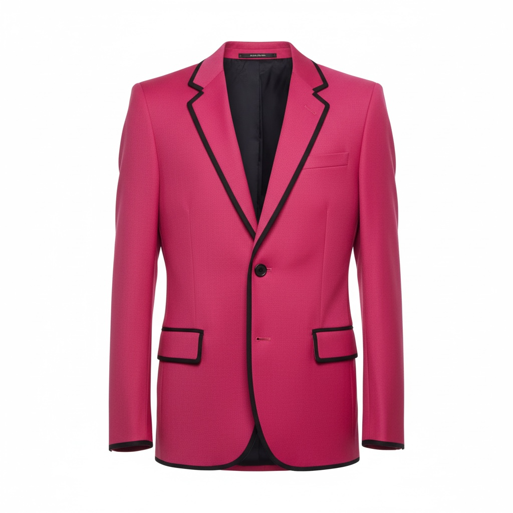 Blazer en laine style smoking