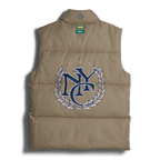 Doudoune sans manches Puma x Rhuigi pied-de-poule NYC