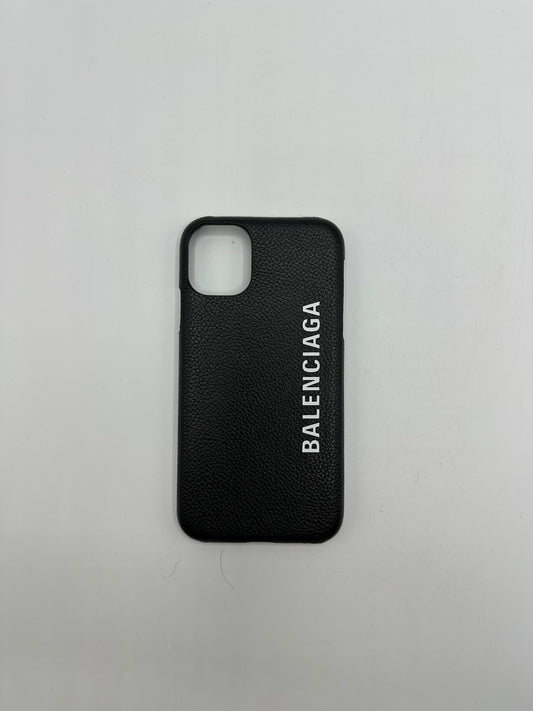 Coque iphone noire Balenciaga