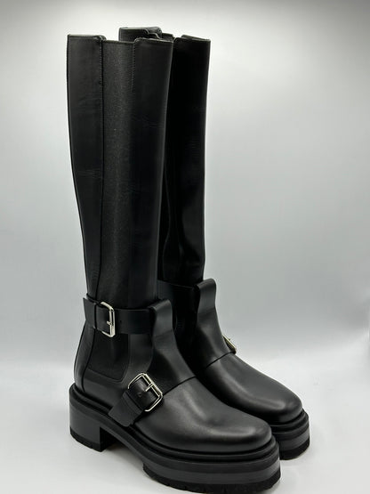 Bottes noires cuir Pierre Hardy - 39