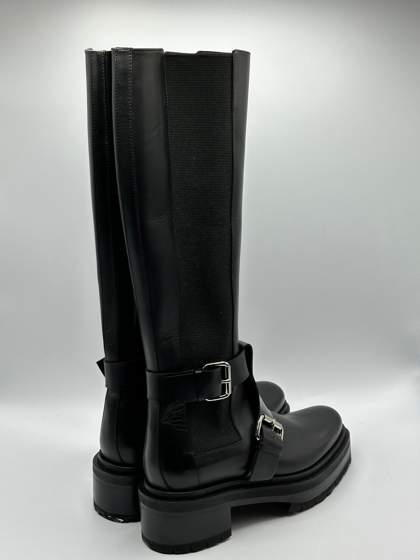 Bottes noires cuir Pierre Hardy - 39