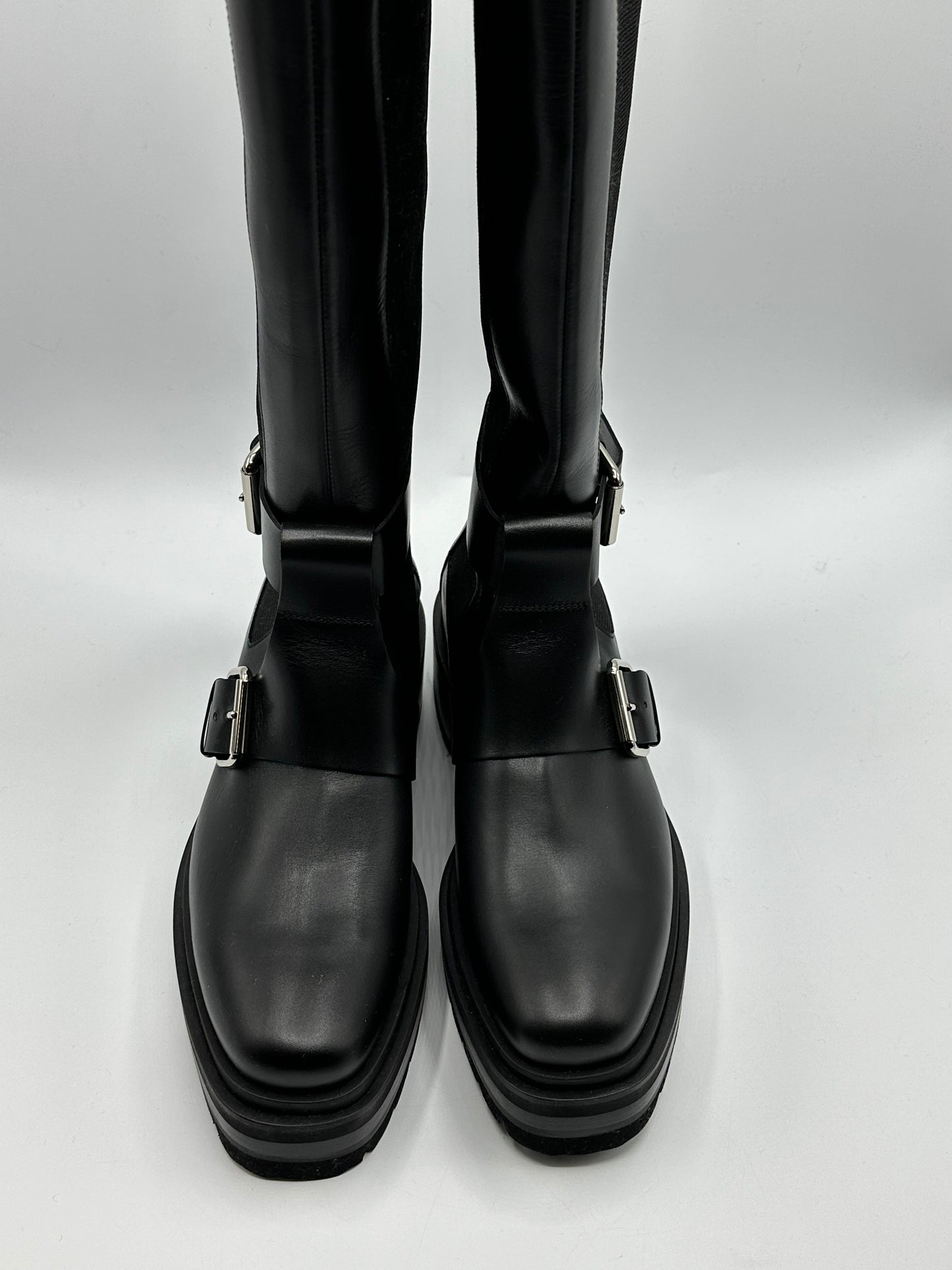 Bottes noires cuir Pierre Hardy - 39