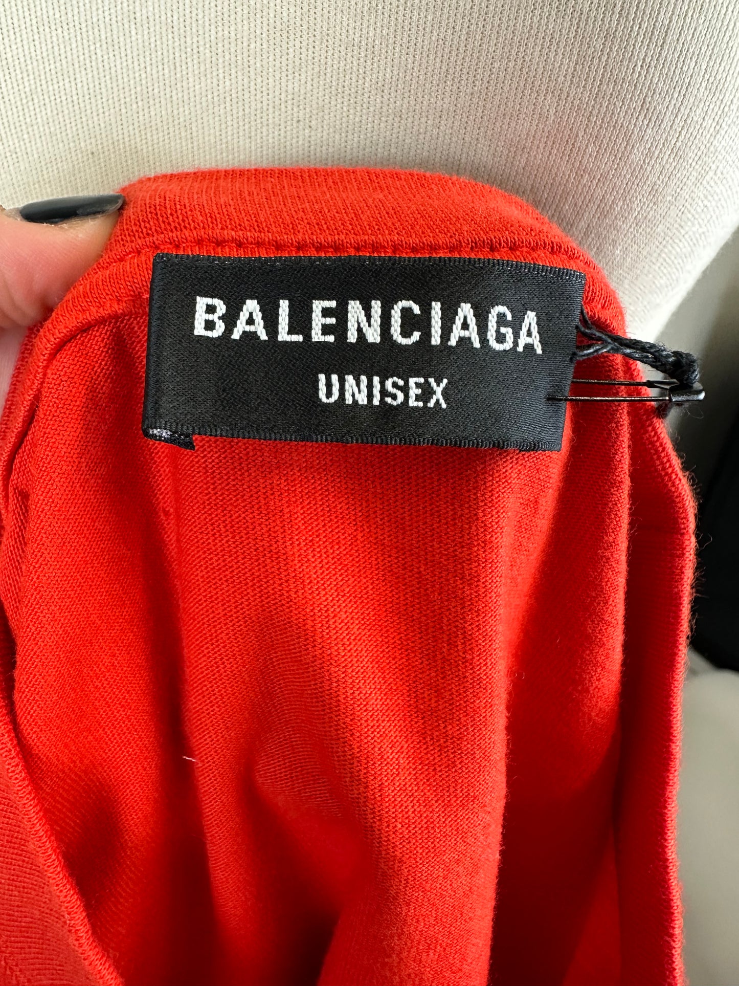 T-shirt rouge Unisex Balenciaga - XS