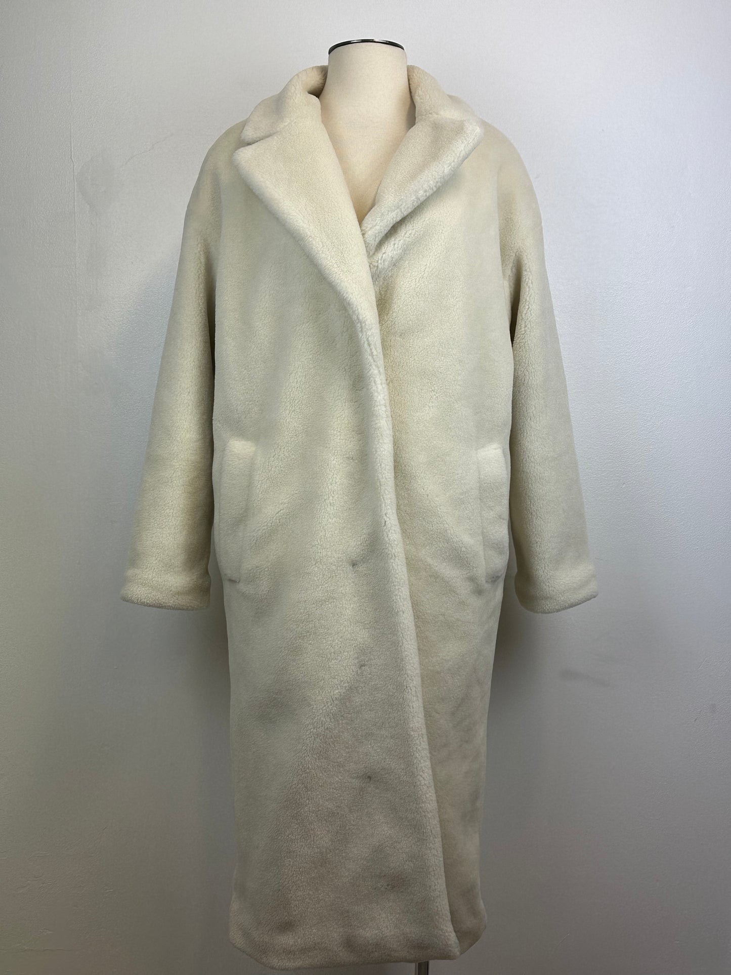 Manteau fausse fourrure blanc Anine Bing - S