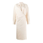 Lemaire robe chemise coton écru