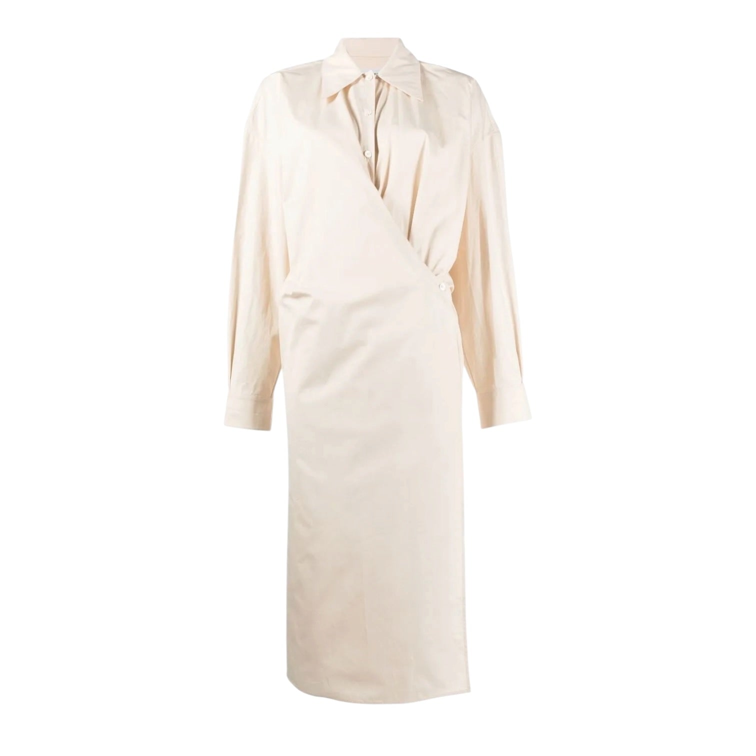 Lemaire robe chemise coton écru