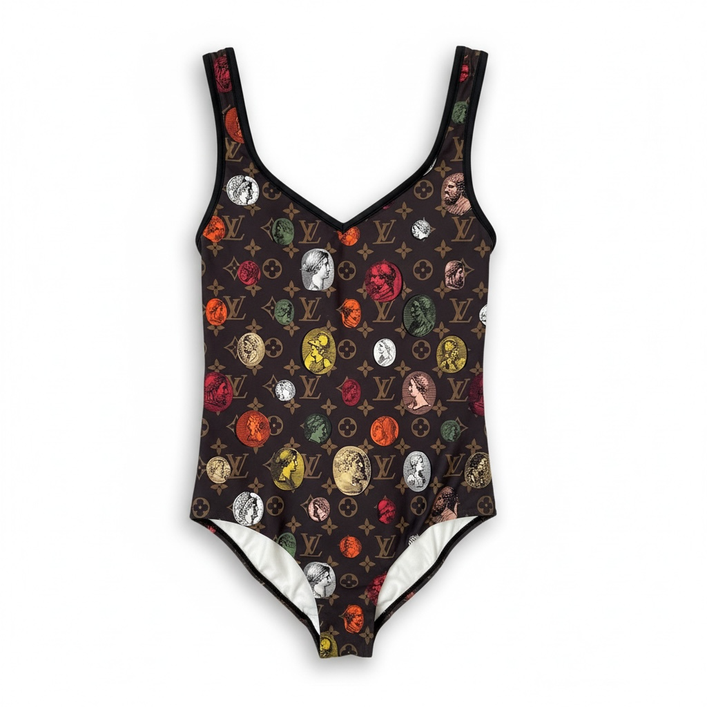 Maillot Louis Vuitton Fornasetti monogram
