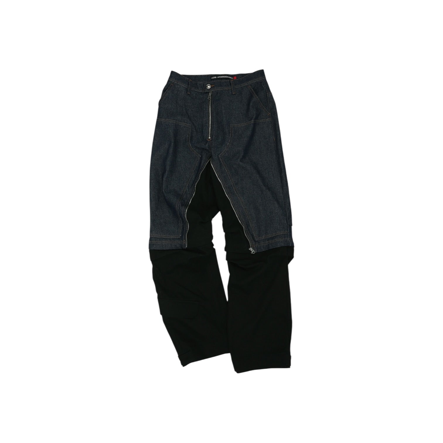 Pantalon Andersson Bell denim hybride zip