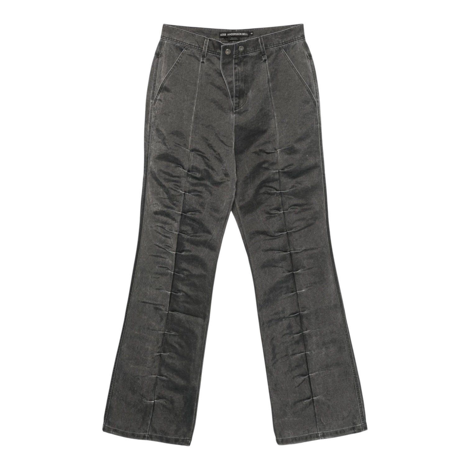 Pantalon Andersson Bell denim noir délavé