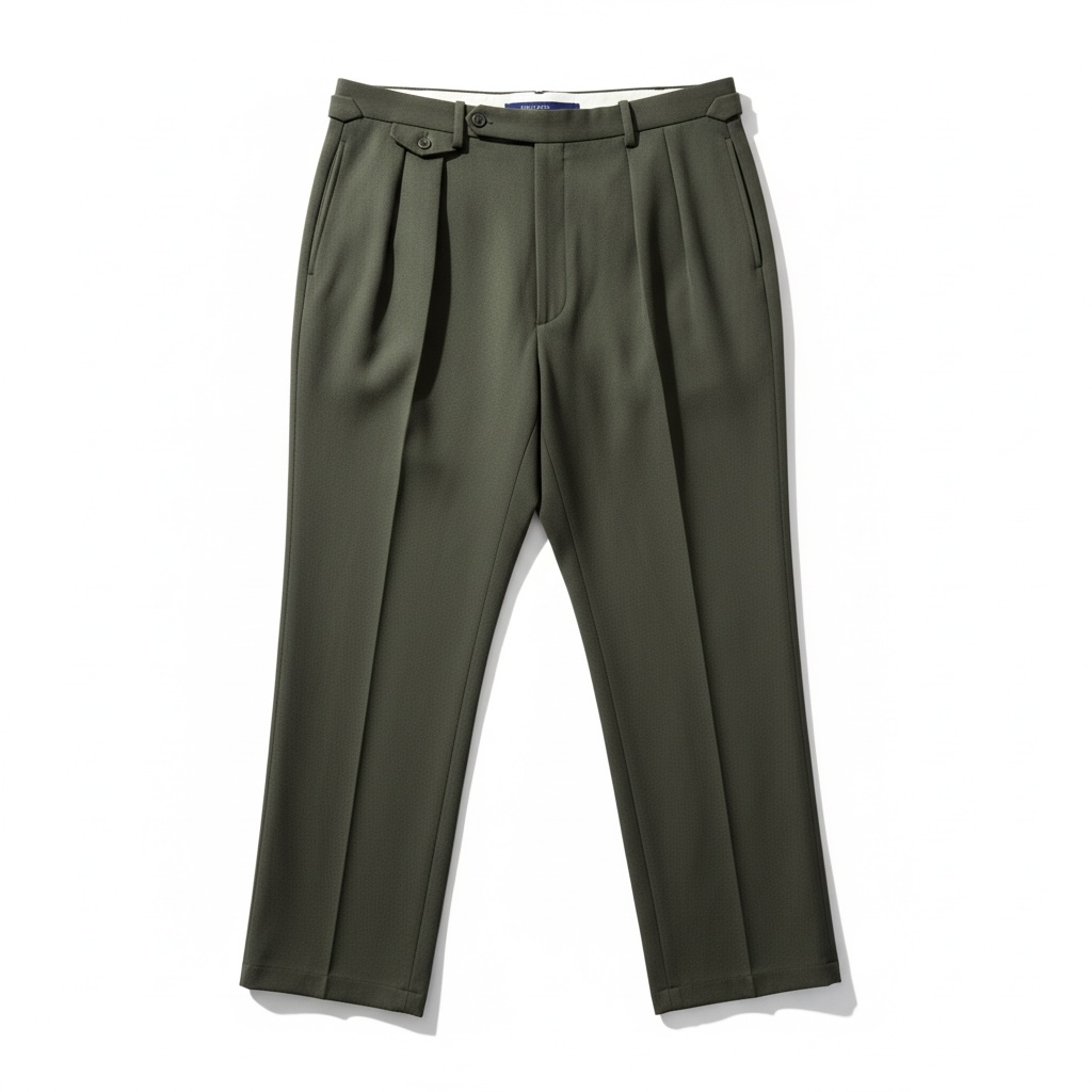 Pantalon Ralph Lauren Purple Label laine vert olive