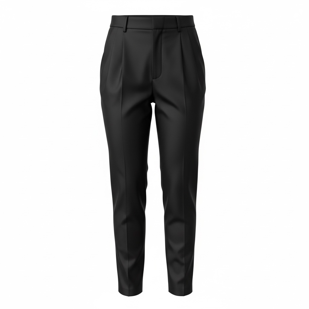 Pantalon Yves Saint Laurent Rive Gauche noir tailleur femme vintage luxe
