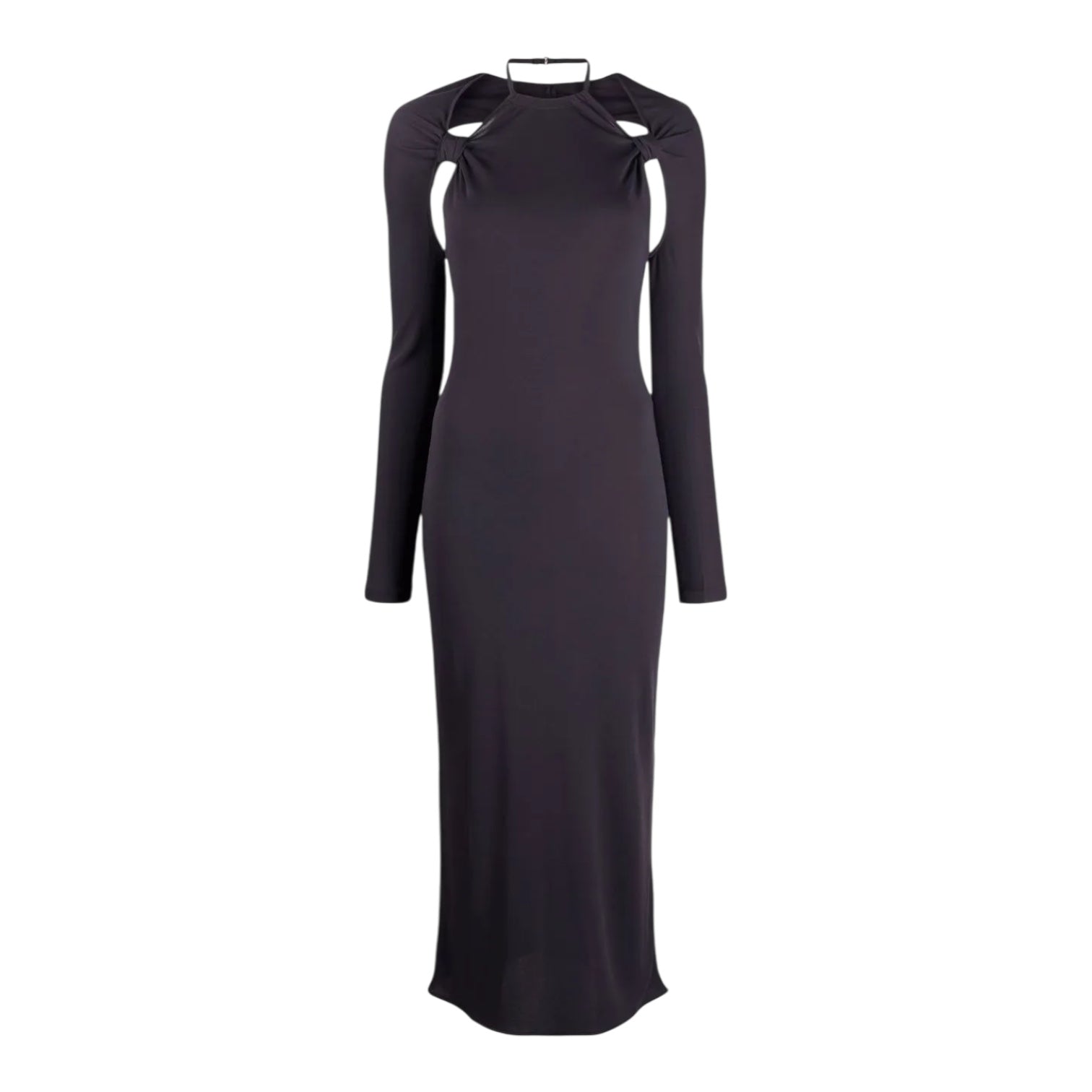 Robe longue Jacquemus noire dos nu