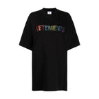 T-shirt VETEMENTS Logo Rainbow Unisex
