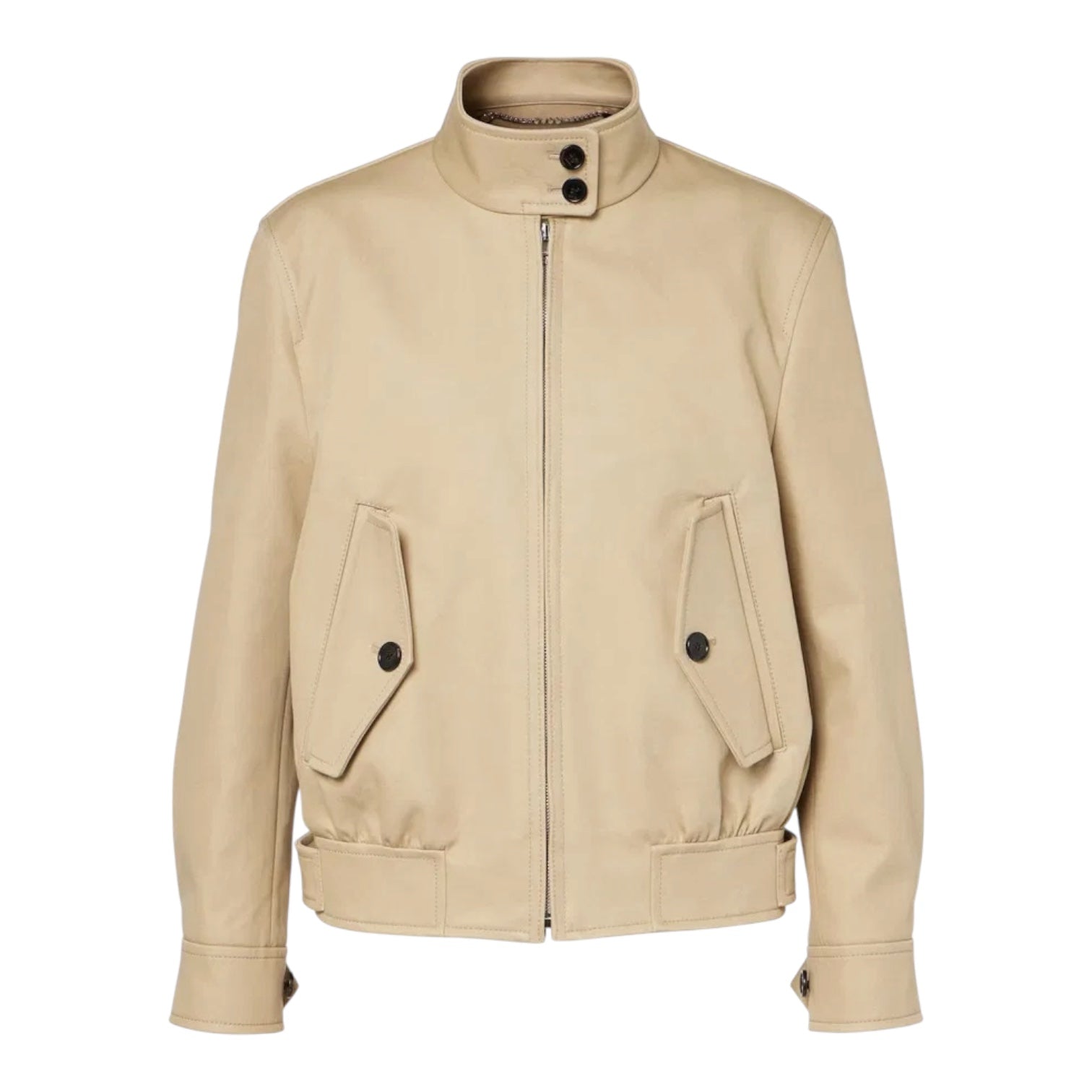 Veste Gucci beige col montant