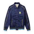 Veste Maison Kitsuné broderie Italie citron