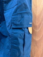 Pantalon cargo Louis Vuitton nylon bleu marine