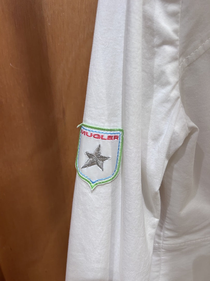 Ensemble veste et pantalon Mugler blanc - Très bon état