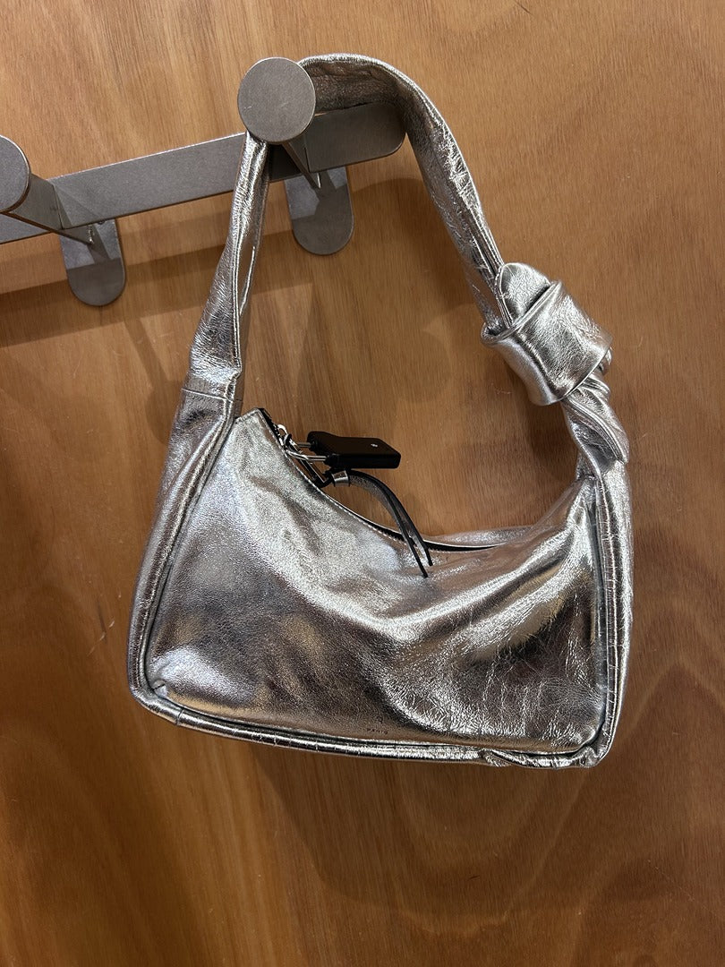 Sac épaule Iro Paris - argent - Neuf avec étiquette