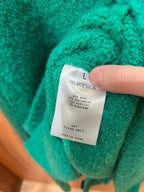 Cardigan laine vert Due Diligence