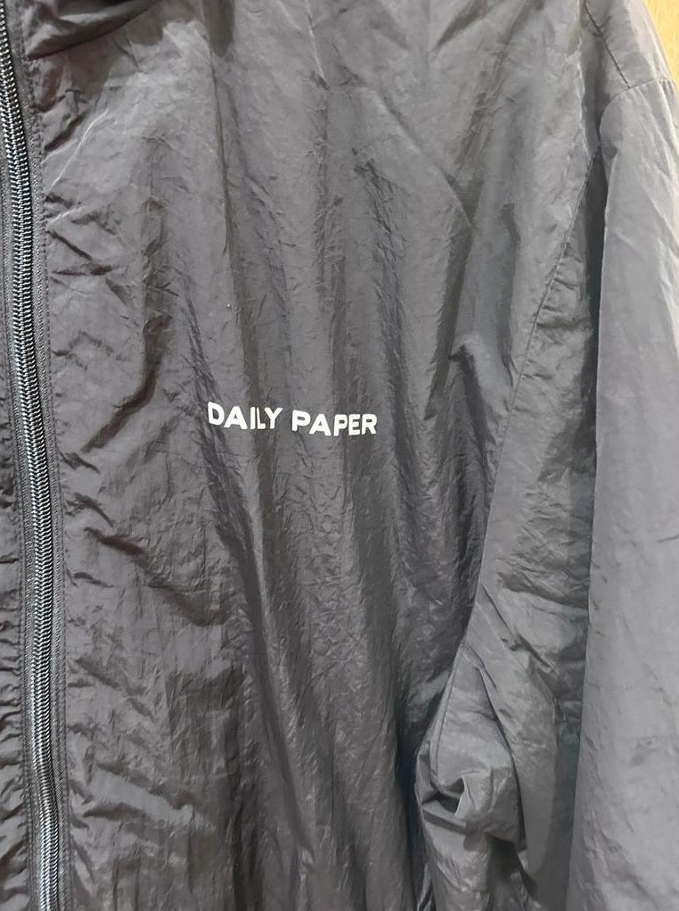 Ensemble Daily Paper noir tracksuit veste + pantalon logo