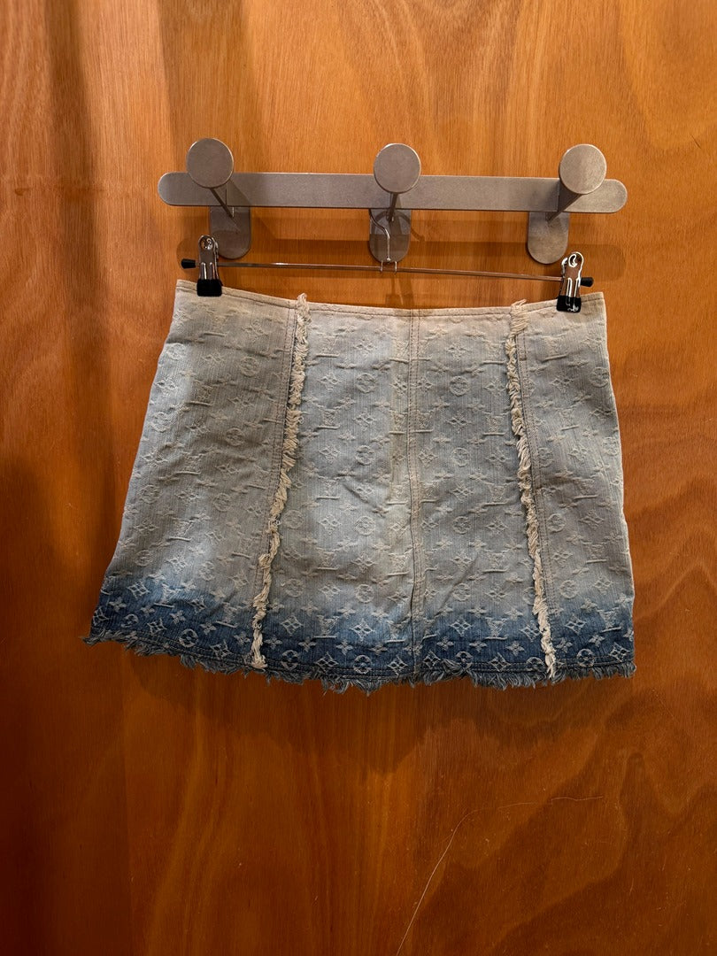 Minijupe Louis Vuitton - bleu - Très bon état