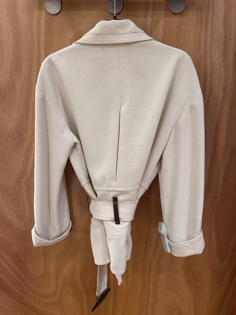 Ensemble veste et pantalon Mugler beige - Neuf avec étiquette