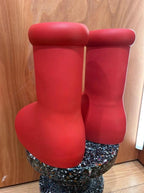 Mschf Big Red Boots rouges bottes cartoon virales taille 44
