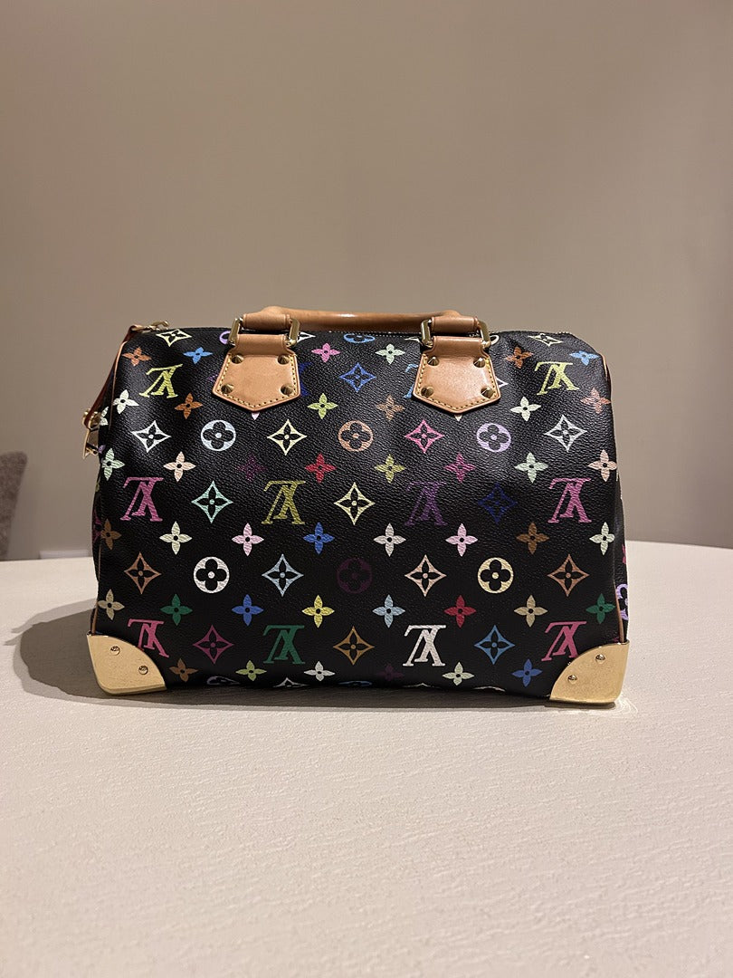 Sac à main Louis Vuitton Multicolore - noir - Très bon état