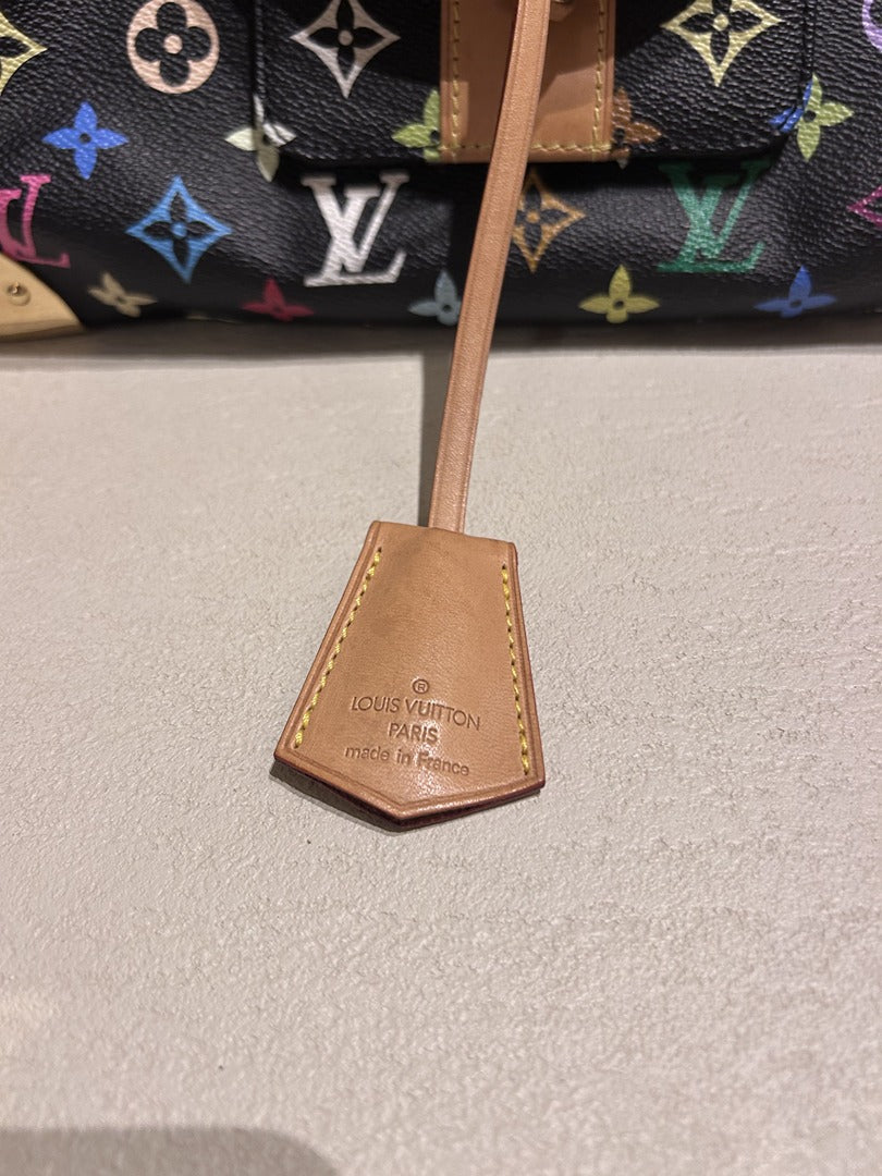 Sac à main Louis Vuitton Multicolore - noir - Très bon état