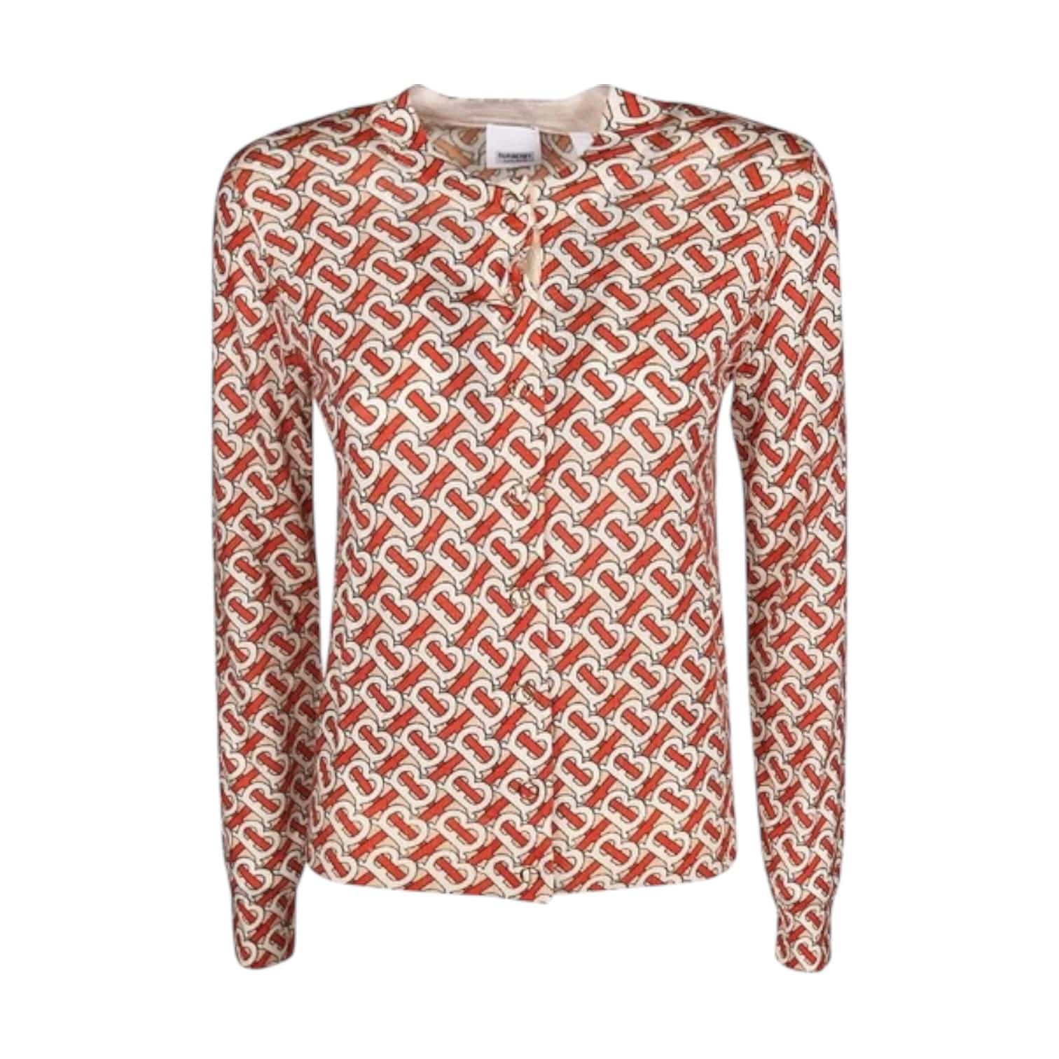 cardigan buberry monogram rouge