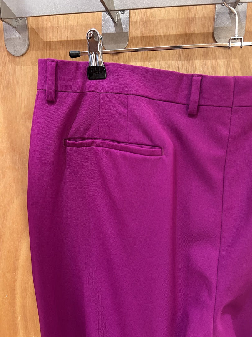 Pantalon de costume Chenge rose fuchsia - Neuf avec étiquette