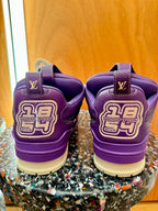Baskets Louis Vuitton - violet - Très bon état