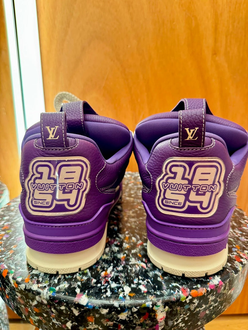 Baskets Louis Vuitton - violet - Très bon état