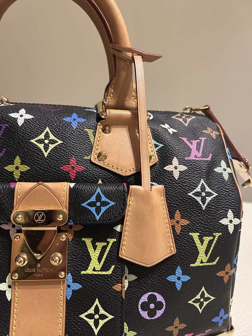 Sac à main Louis Vuitton Multicolore - noir - Très bon état