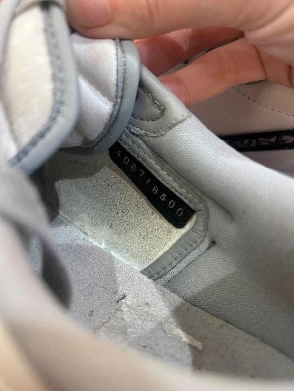 Nike x Dior Air Dior Low sneakers cuir gris et blanc édition limitée