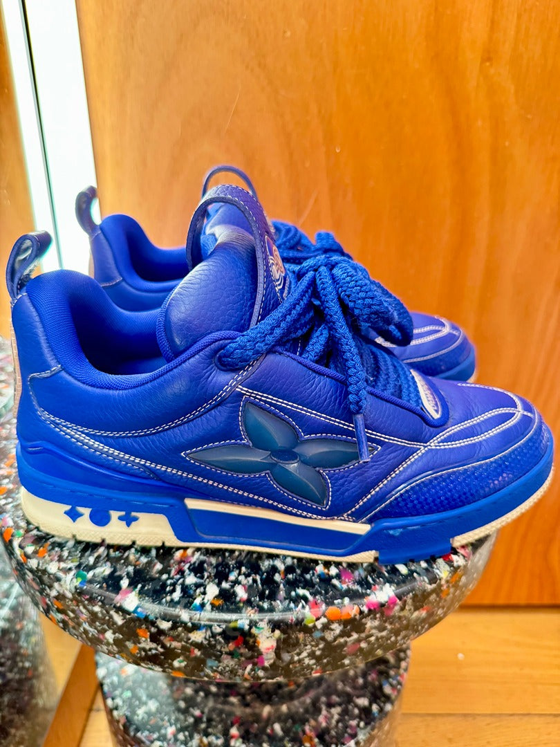 Baskets homme Louis Vuitton Louis Vuitton - bleu - Très bon état