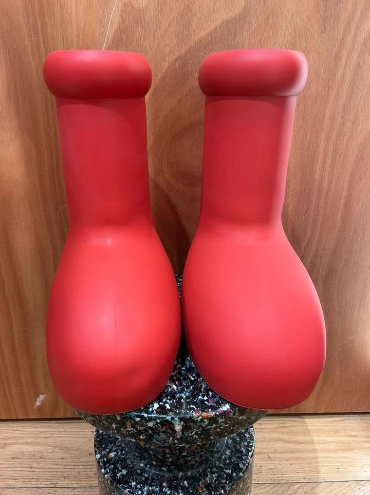Mschf Big Red Boots rouges bottes cartoon virales taille 44