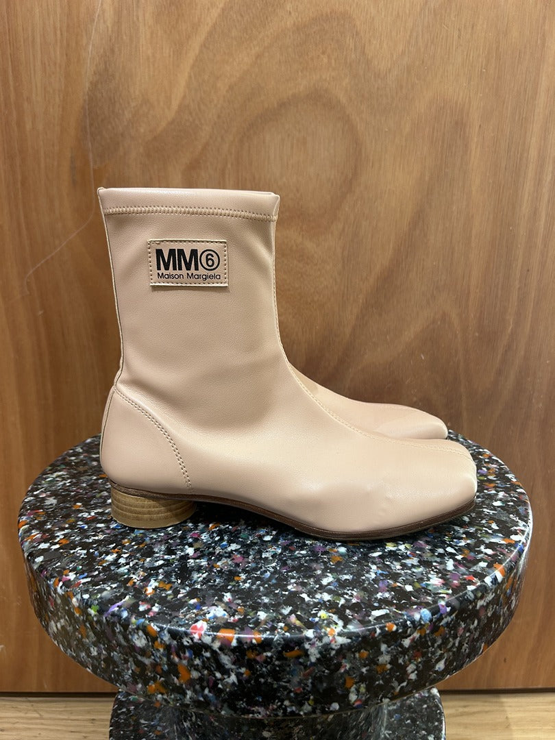 Bottines femme Mm6 Maison Margiela - beige - Très bon état 36