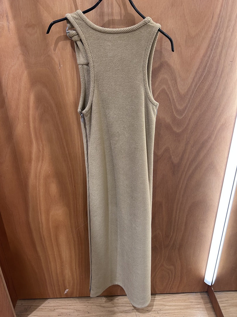 Robe longue Jil Sander+ kaki - Neuf avec étiquette