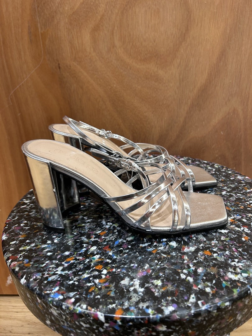 Sandales à talons Free Lance - argenté - Très bon état