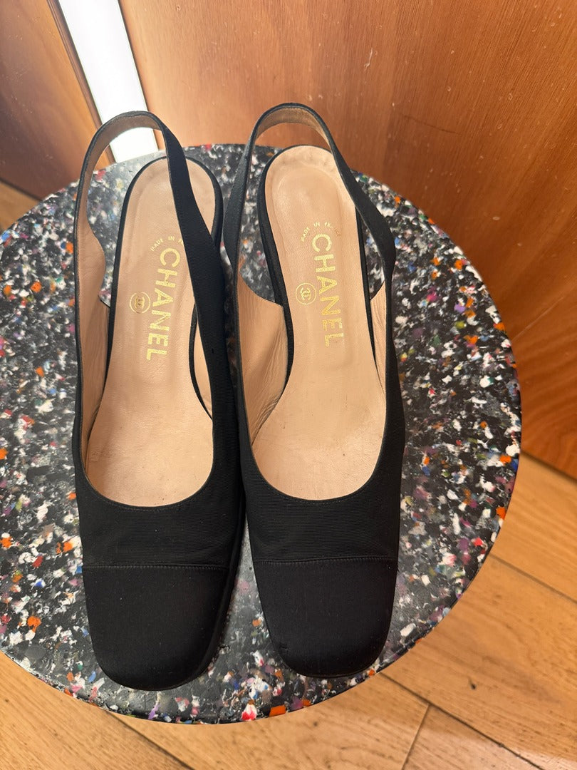 escarpins Chanel Chanel - noir - très bon état