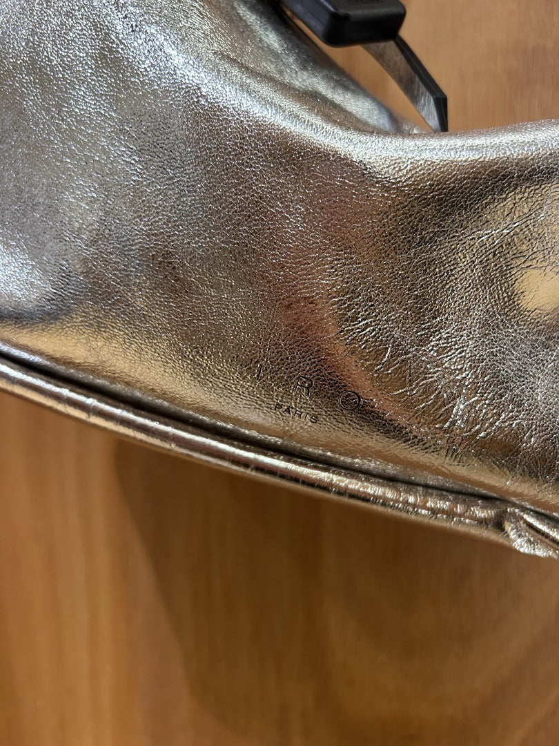 Sac épaule Iro Paris - argent - Neuf avec étiquette