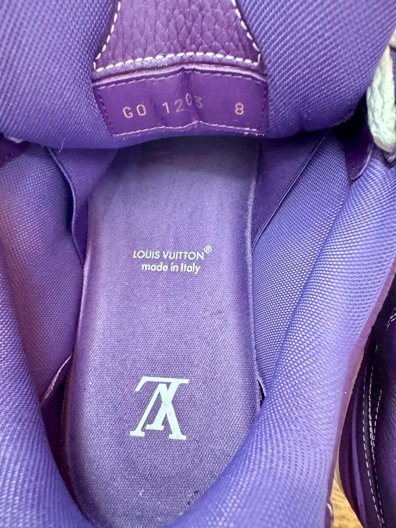 Baskets Louis Vuitton - violet - Très bon état