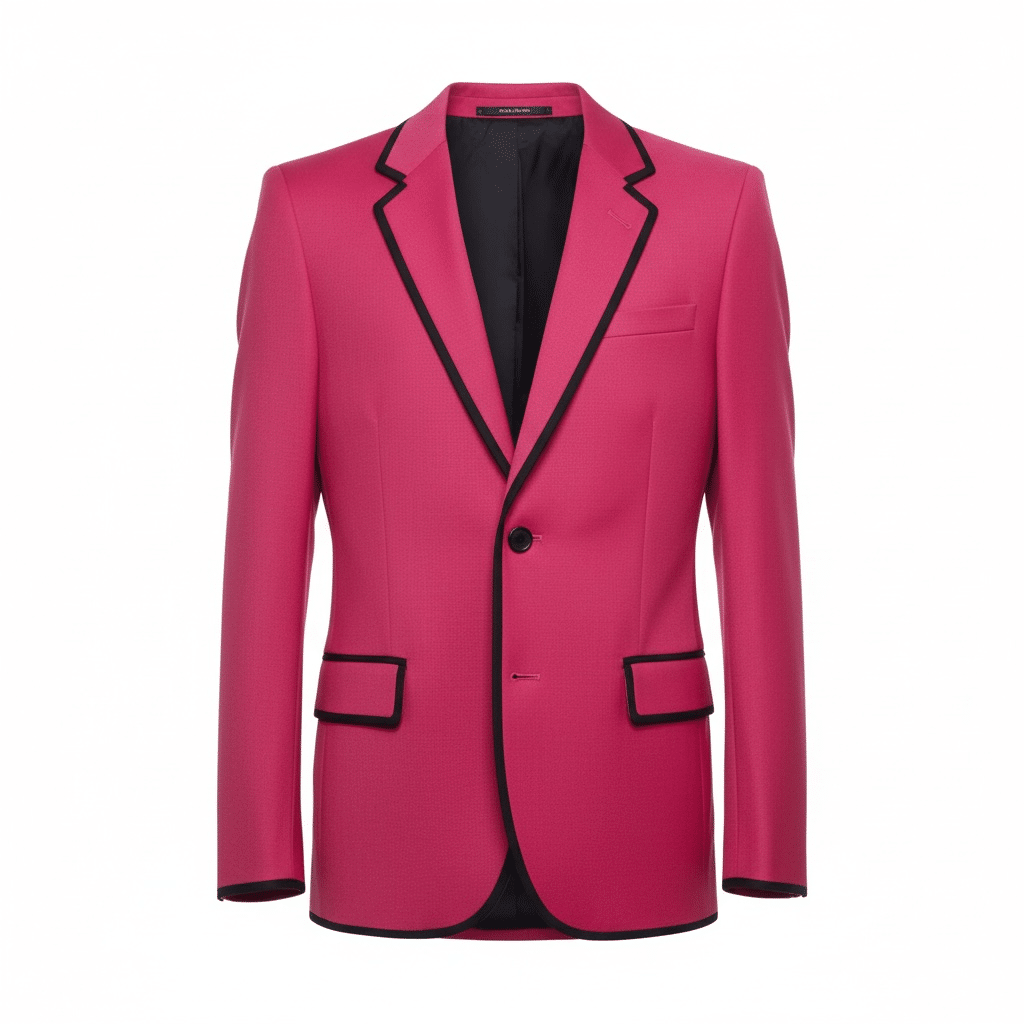 Veste de smoking rose Saint Laurent